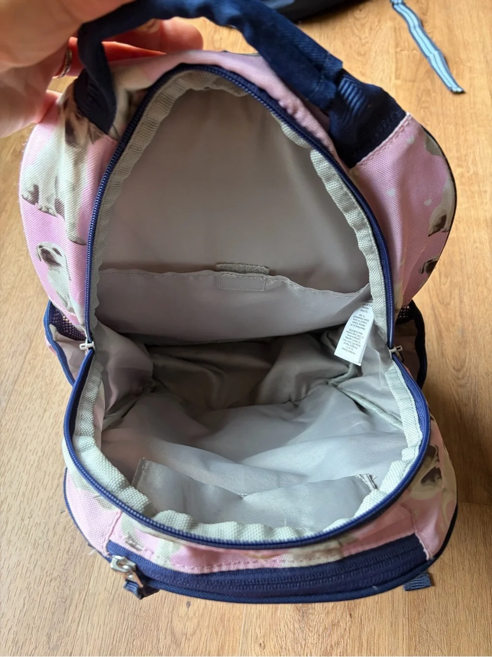 Pottery Barn Kids Pink Puppy Dog Backpack Small Preschool Toddler Book Bag